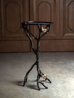 Logam - Black Butterfly Drink Table
