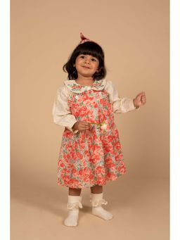 Poochkie - Multi-Color Embroidered Shirt and Dress (Set of 2)