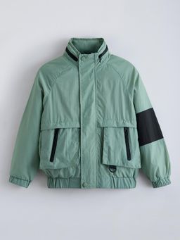 Hopscotch - Colorblock High Neck Jacket