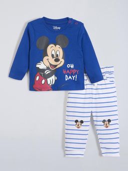 Hopscotch - Mickey Mouse Cotton T-Shirt and Joggers