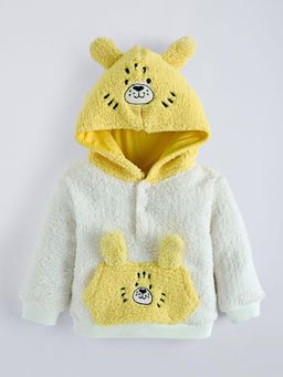 Hopscotch - Tigger Applique Hooded Cotton Hoodie