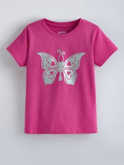 Hopscotch - Butterfly Cotton T-Shirt