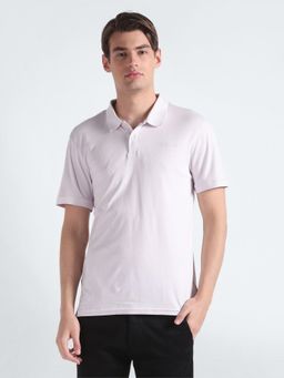 Calvin Klein - Solid Regular-Fit Cotton Polo T-Shirt