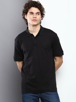 Calvin Klein - Solid Relaxed-Fit Cotton Polo T-Shirt
