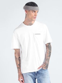 Calvin Klein - Solid Relaxed-Fit Cotton T-Shirt