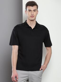 Calvin Klein - Solid Relaxed-Fit Cotton Polo T-Shirt