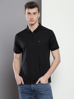 Calvin Klein - Solid Regular-Fit Cotton Polo T-Shirt