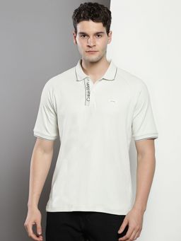 Calvin Klein - Solid Regular-Fit Cotton Polo T-Shirt