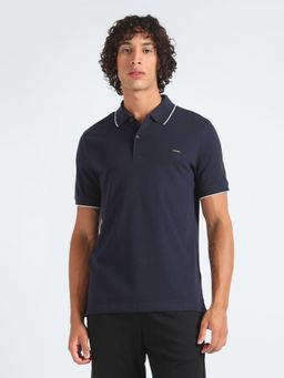 Calvin Klein - Solid Slim-Fit Cotton Polo T-Shirt