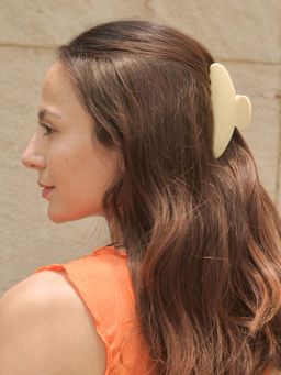 Hair Drama Co. - Everyday Luxe Pastel Claw Clip - Yellow