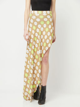 CRIMSOUNE CLUB - Nikhil Thampi Beige Handkerchief Skirt