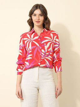 U.S. POLO ASSN. - Floral Printed Regular Fit Shirt