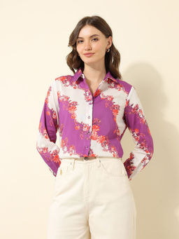 U.S. POLO ASSN. - Floral Printed Regular Fit Shirt
