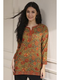 Biba - Women Polyester Straight Printed Kurti