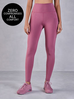Kica - High-Waisted Workout Leggings in Sculpting Stretch Kica SKN Fabric Pink