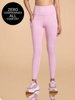 Kica - High-Waisted Workout Leggings in Sculpting Stretch Kica SKN Fabric Pink