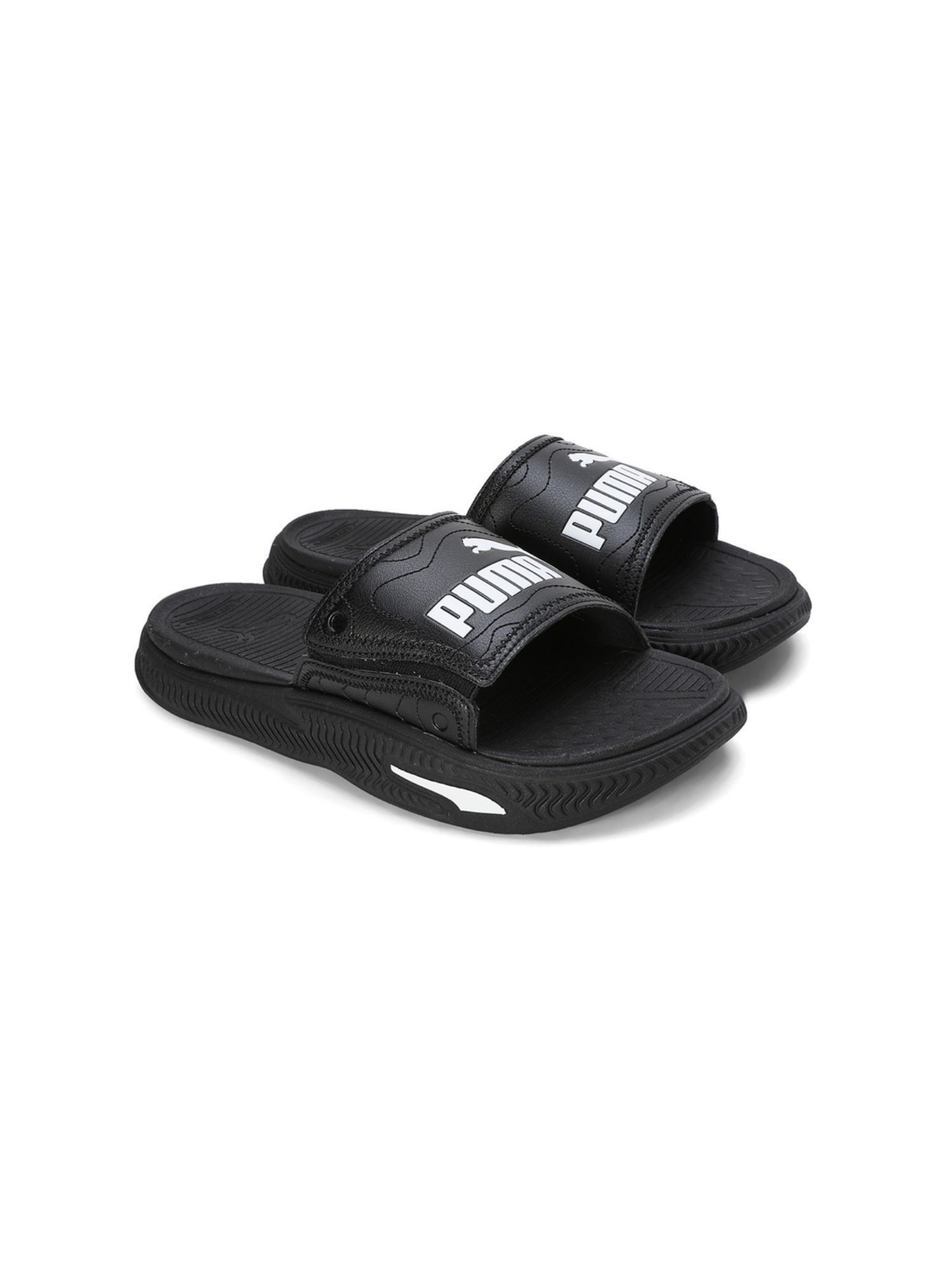 Buy Puma Softride Pro 24 Men's Black Sliders Online | Footlocker India