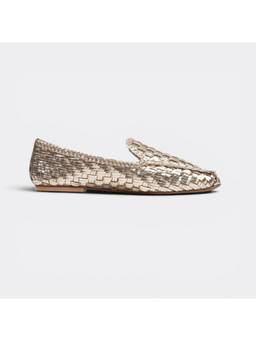 CHLLEN - Celeste Woven Metallic Ballerina Gold