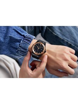 Giordano - Stainless Steel Strap Black Dial Automatic Watch (Gz-50208) (M)