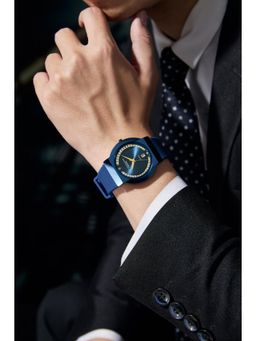 Giordano - Silicon Strap Navy Blue Dial Analog Quartz Watch (Gz-50228) (M)