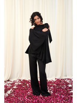 RIRASA - Black Pushpa Putra Co-Ord Set (Set of 2)