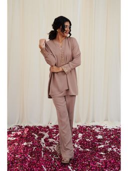 RIRASA - Mauve Embellished Co-Ord (Set of 2)