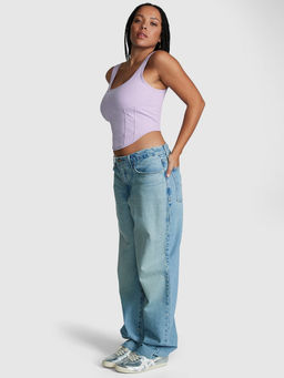 Victoria's Secret - Purple The Cinched Corset Bralette (L DD)