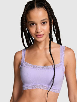 Victoria's Secret - Pink Seamless Lightly Lined Purple Bralette