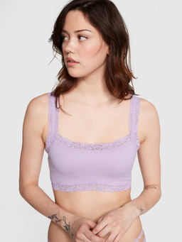 Victoria's Secret - Pink Seamless Lightly Lined Purple Bralette