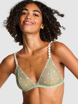 Victoria's Secret - Pink Wink Triangle Green T-Shirt Bra