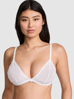 Victoria's Secret - Pink Wink Triangle White T-Shirt Bra