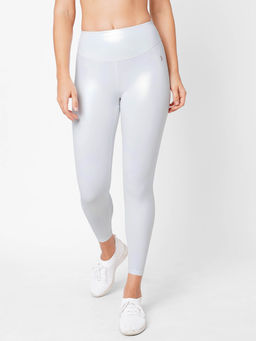 BODD ACTIVE - Off White Holo Leggings