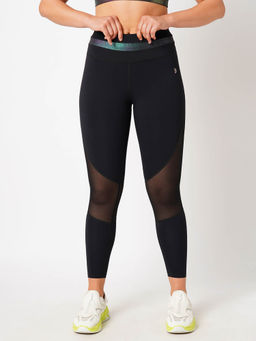 BODD ACTIVE - One Step Ahead Black Holo Leggings