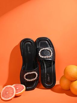 Saint G - Women Black Flats