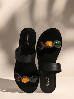 Saint G - Women Black Flats