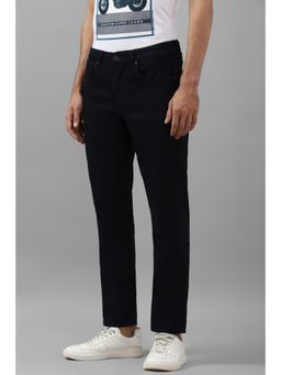 Louis Philippe - Men Black Dark Slim Fit Jeans