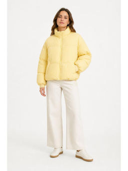 Cider - Zip Front Collared Puffer Jacket