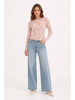 Cider - Lace Long Sleeve Top Curve & Plus