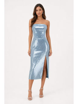 Cider - Sequin Split Tube Dress