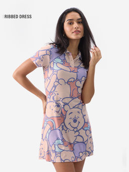 The Souled Store - Official Winnie The Pooh: Faces Women Dresses