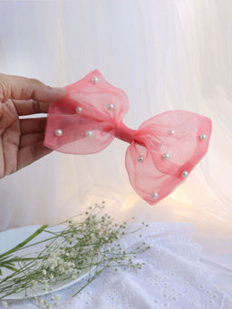 Soho Boho Studio - Sheer Fairy Pearlish Hair Bow