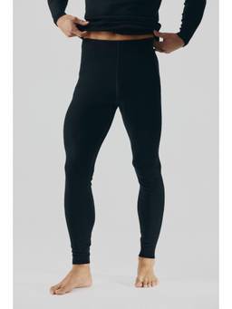 H&M - Men Black Wool Ski Base Layer Tights