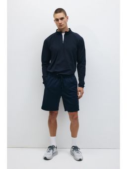 H&M - Men Blue Regular Fit Sports Shorts With Drymove