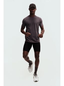H&M MOVE - Men Grey Muscle Fit Sports T-Shirt With Coolmove