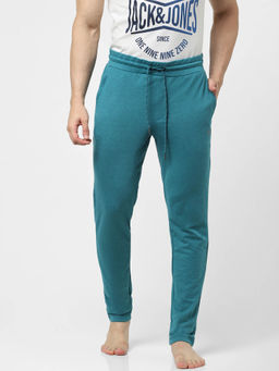 Jack & Jones - Men Solid Blue Trackpants