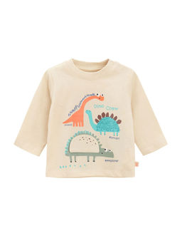 COOL CLUB - Long Sleeves Beige T-Shirt