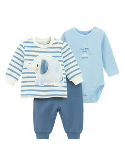 COOL CLUB - Bodysuit and T-Shirt with Joggers (Set of 3)