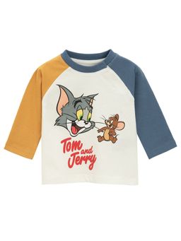 COOL CLUB - Cream Tom and Jerry Full Sleeves T-Shirt