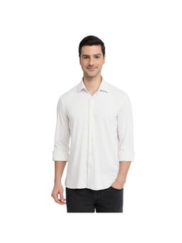 ColorPlus - Regular Fit Solid White Shirt