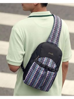 Zouk - Multi-Color Men's Bombay Houndstooth Yuva Crossbody Bag